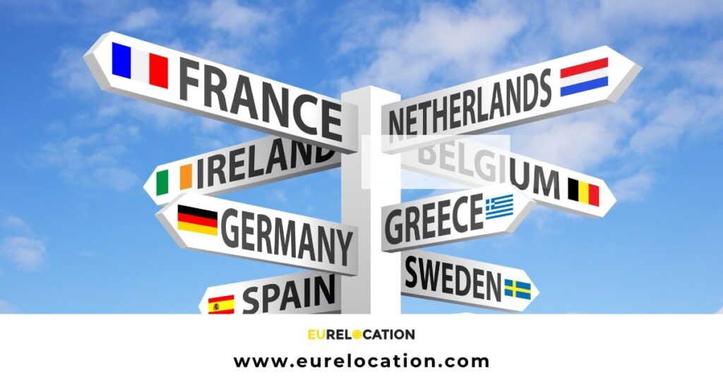 Europe signs, relocation